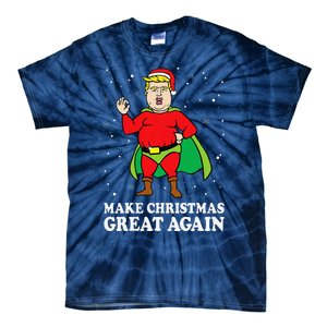 Make Christmas Great Again Ugly Xmas Donald Trump Parody Tie-Dye T-Shirt