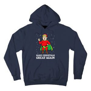 Make Christmas Great Again Ugly Xmas Donald Trump Parody Tall Hoodie