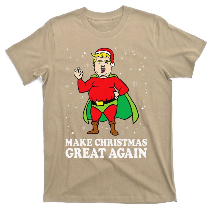 Make Christmas Great Again Ugly Xmas Donald Trump Parody T-Shirt