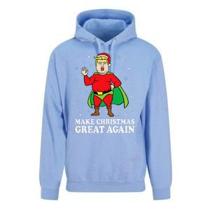 Make Christmas Great Again Ugly Xmas Donald Trump Parody Unisex Surf Hoodie