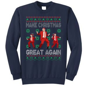 Make Christmas Great Again Santa Trump Dance Ugly Sweater Sweatshirt