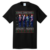 Make Christmas Great Again Ugly Sweaters Trump Dance Santa Tall T-Shirt