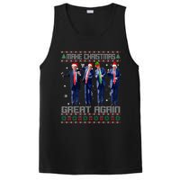 Make Christmas Great Again Ugly Sweaters Trump Dance Santa PosiCharge Competitor Tank