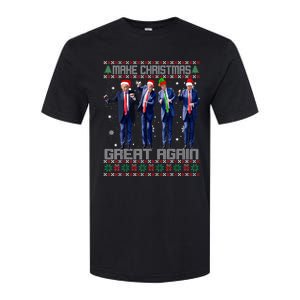 Make Christmas Great Again Ugly Sweaters Trump Dance Santa Softstyle CVC T-Shirt