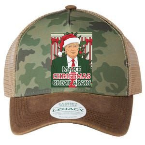 Make Christmas Great Again Trump Santa Trump Christmas Legacy Tie Dye Trucker Hat