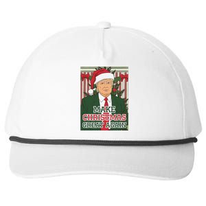 Make Christmas Great Again Trump Santa Trump Christmas Snapback Five-Panel Rope Hat