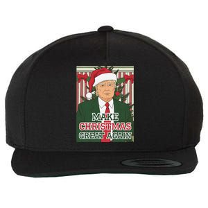 Make Christmas Great Again Trump Santa Trump Christmas Wool Snapback Cap