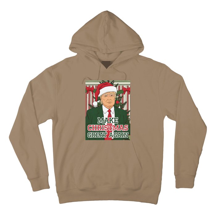 Make Christmas Great Again Trump Santa Trump Christmas Hoodie