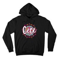 Mandala Cece  Grandma Christmas Birthday Mothers Day Hoodie