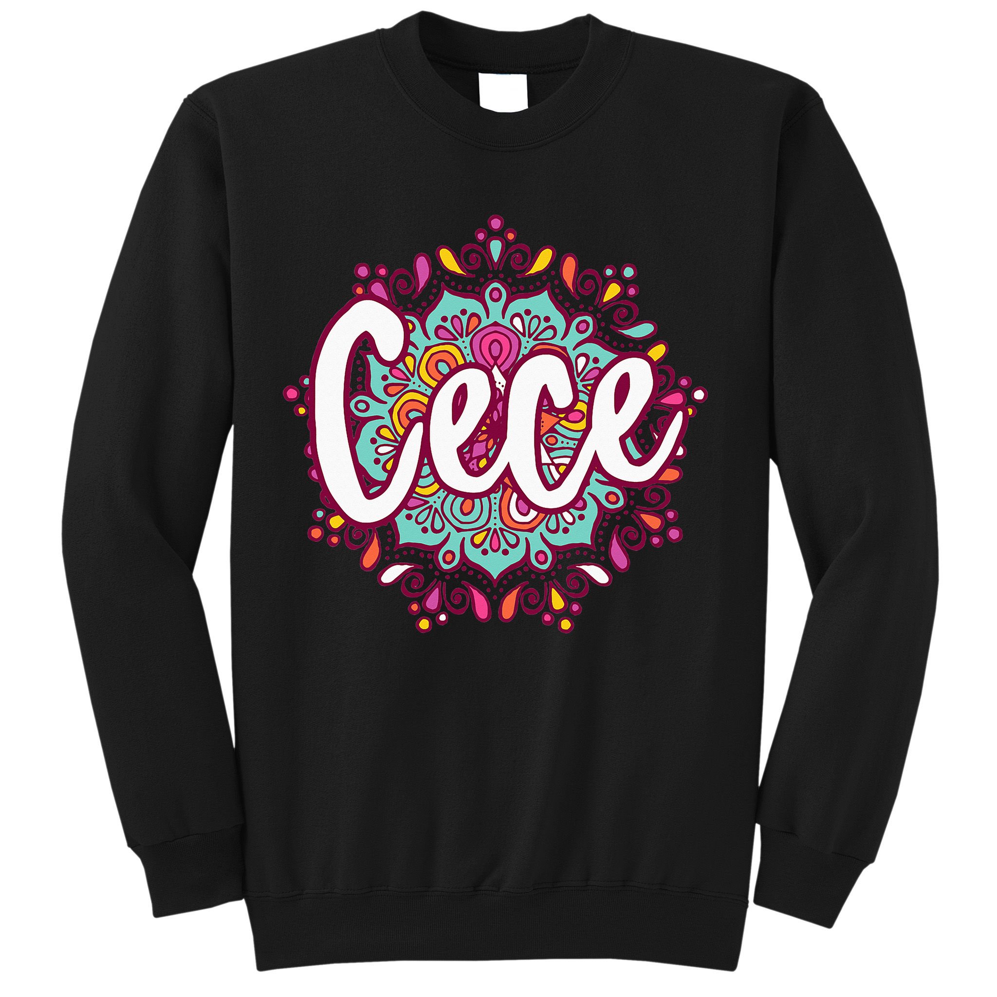 Mandala Cece  Grandma Christmas Birthday Mothers Day Sweatshirt