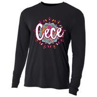 Mandala Cece  Grandma Christmas Birthday Mothers Day Cooling Performance Long Sleeve Crew