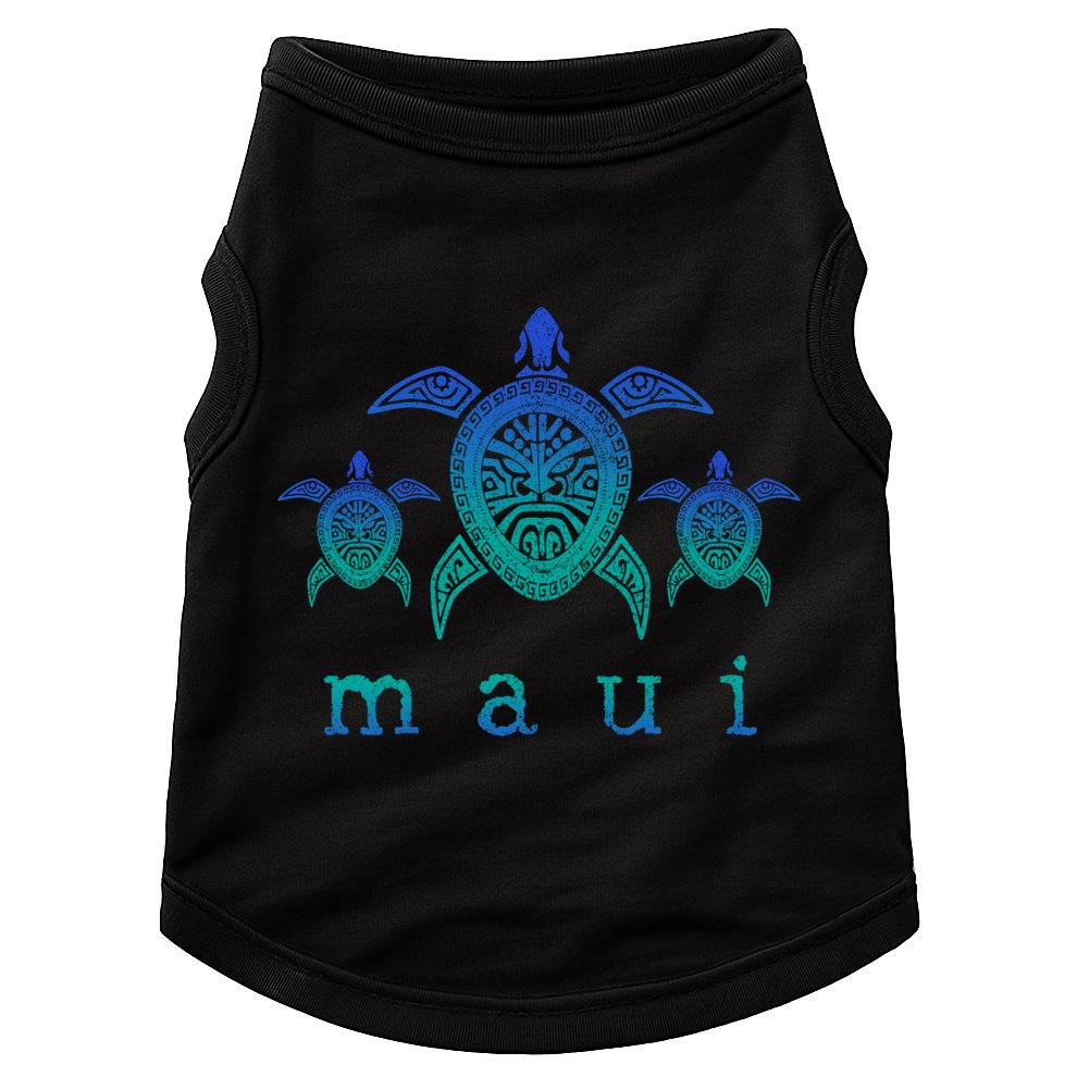 Maui Cool Gift Hawaii Sea Turtles Hawaiian Scuba Diving Souvenir Funny Gift Doggie Tank