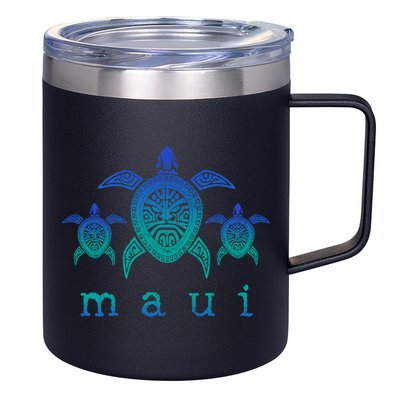 Maui Cool Gift Hawaii Sea Turtles Hawaiian Scuba Diving Souvenir Funny Gift 12oz Stainless Steel Coffee Mug