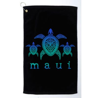 Maui Cool Gift Hawaii Sea Turtles Hawaiian Scuba Diving Souvenir Funny Gift Golf Towel