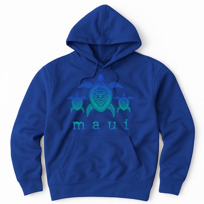 Maui Cool Gift Hawaii Sea Turtles Hawaiian Scuba Diving Souvenir Funny Gift Hoodie