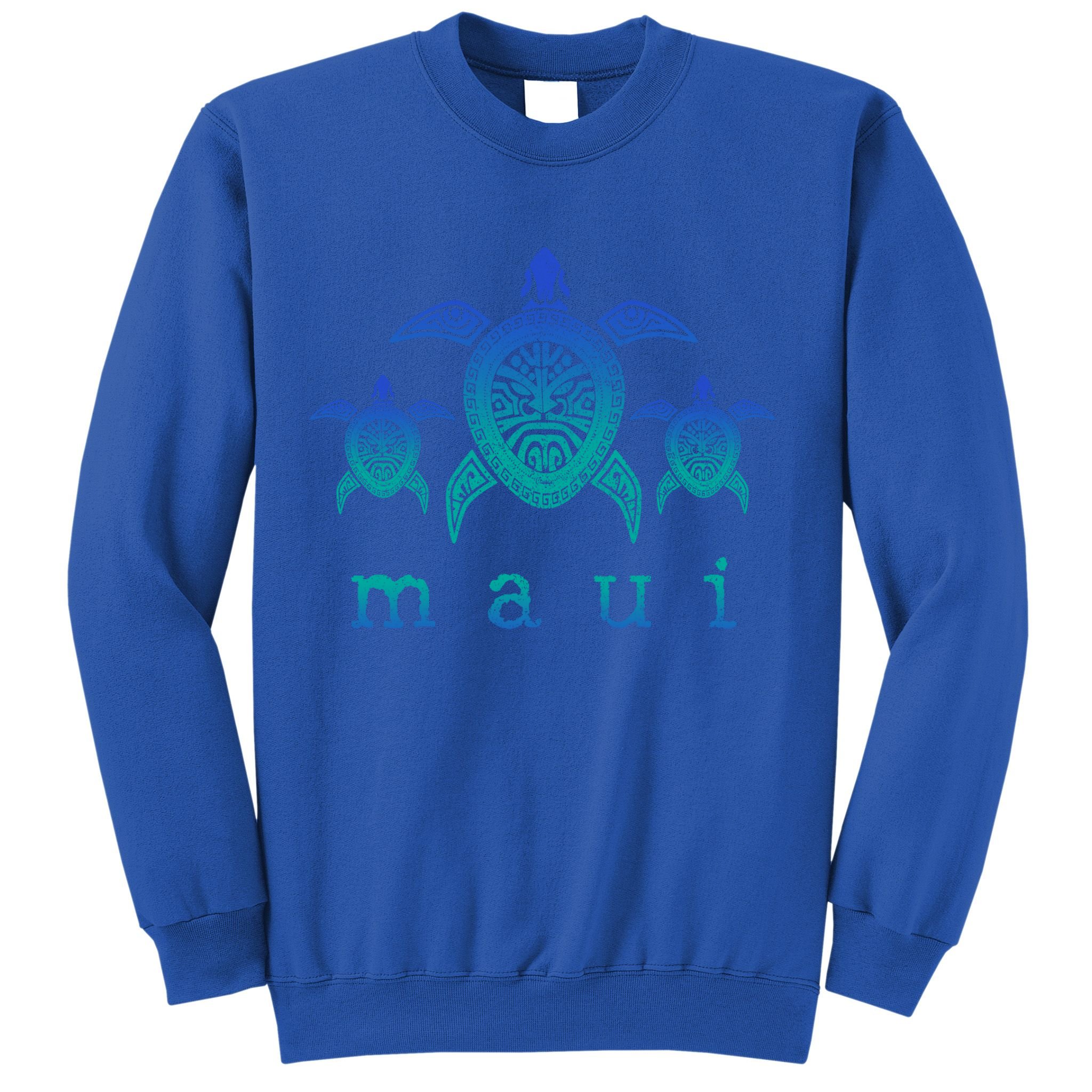 Maui Cool Gift Hawaii Sea Turtles Hawaiian Scuba Diving Souvenir Funny Gift Sweatshirt