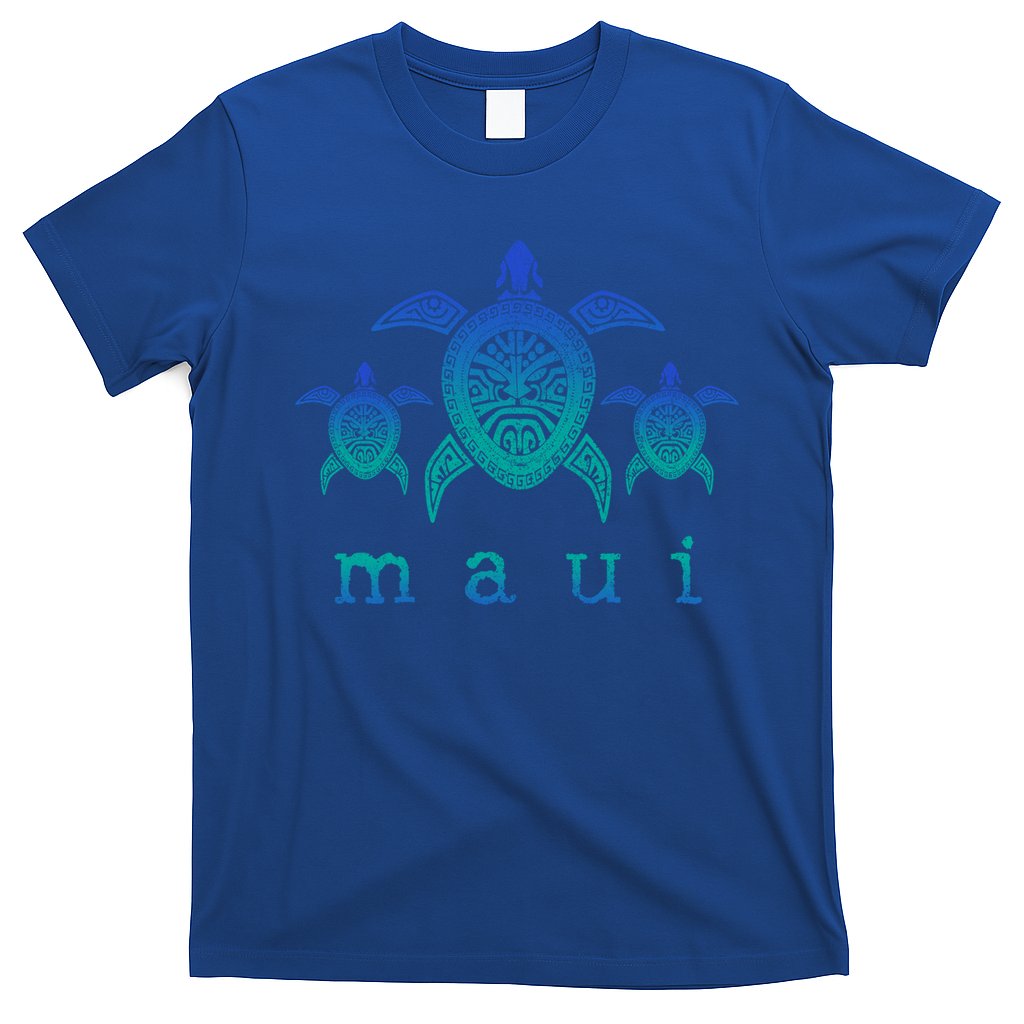 Maui Cool Gift Hawaii Sea Turtles Hawaiian Scuba Diving Souvenir Funny Gift T-Shirt
