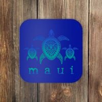 Maui Cool Gift Hawaii Sea Turtles Hawaiian Scuba Diving Souvenir Funny Gift Coaster