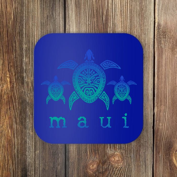 Maui Cool Gift Hawaii Sea Turtles Hawaiian Scuba Diving Souvenir Funny Gift Coaster