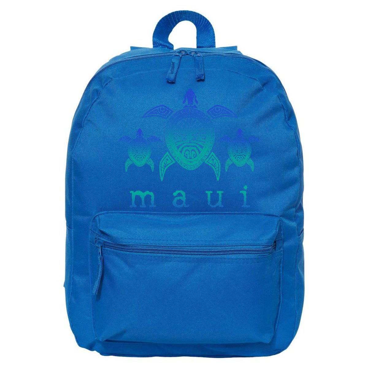 Maui Cool Gift Hawaii Sea Turtles Hawaiian Scuba Diving Souvenir Funny Gift 16 in Basic Backpack