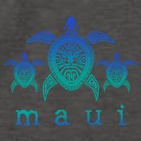 Maui Cool Gift Hawaii Sea Turtles Hawaiian Scuba Diving Souvenir Funny Gift Vector Backpack