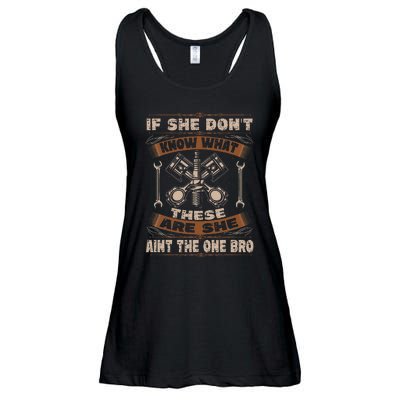 Mechanic Car Guy Auto Tuning Ladies Essential Flowy Tank