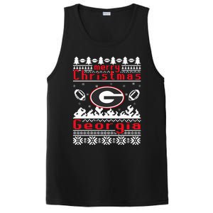 Merry Christmas Georgia Tree Happy Trending Christmas PosiCharge Competitor Tank