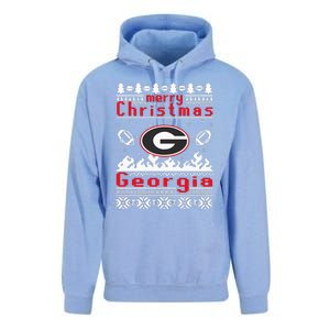 Merry Christmas Georgia Tree Happy Trending Christmas Unisex Surf Hoodie