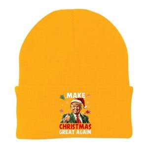 Make Christmas Great Again Funny Christmas Pajamas Gift Knit Cap Winter Beanie