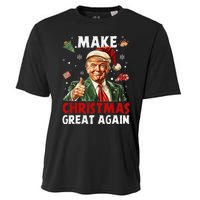 Make Christmas Great Again Funny Christmas Pajamas Gift Cooling Performance Crew T-Shirt