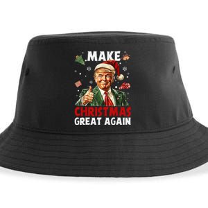 Make Christmas Great Again Funny Christmas Pajamas Gift Sustainable Bucket Hat