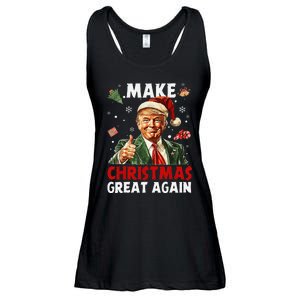 Make Christmas Great Again Funny Christmas Pajamas Gift Ladies Essential Flowy Tank