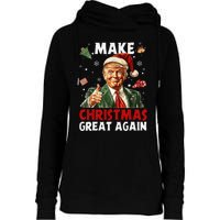 Make Christmas Great Again Funny Christmas Pajamas Gift Womens Funnel Neck Pullover Hood