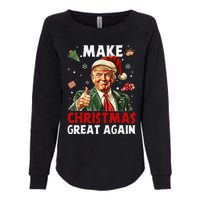 Make Christmas Great Again Funny Christmas Pajamas Gift Womens California Wash Sweatshirt