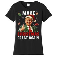 Make Christmas Great Again Funny Christmas Pajamas Gift Women's T-Shirt