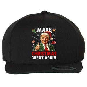 Make Christmas Great Again Funny Christmas Pajamas Gift Wool Snapback Cap