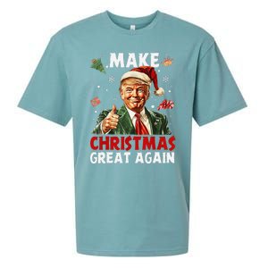 Make Christmas Great Again Funny Christmas Pajamas Gift Sueded Cloud Jersey T-Shirt