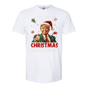 Make Christmas Great Again Funny Christmas Pajamas Gift Softstyle CVC T-Shirt