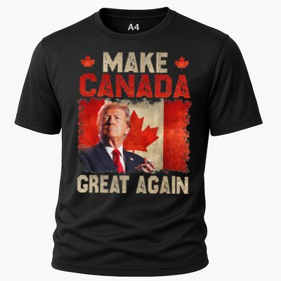 Make Canada Great Again Funny Trump President 2024 Cooling Performance Crew T-Shirt