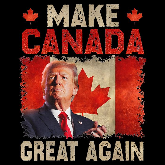 Make Canada Great Again Funny Trump President 2024 Drawstring Bag
