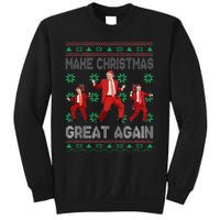 Make Christmas Great Again Santa Trump Dance Ugly Sweater Gift Sweatshirt