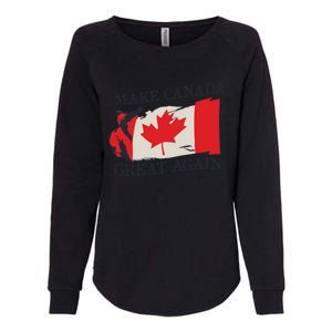 Make Canada Great Again Design Funny Canadian Flag Mcga Meaningful Gift Womens California Wash Sweatshirt