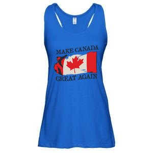 Make Canada Great Again Design Funny Canadian Flag Mcga Meaningful Gift Ladies Essential Flowy Tank