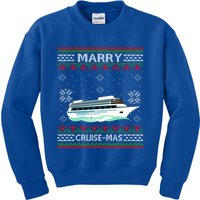 Merry Cruisecool Giftmas Funny Christmas Cruise Ship Vacation Funny Gift Cute Gi Kids Sweatshirt