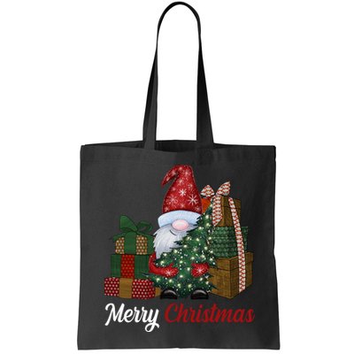 Merry Christmas Gnome Festive Holiday Gift Bag