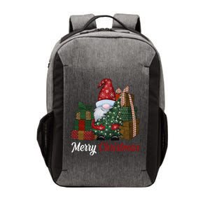 Merry Christmas Gnome Festive Holiday Gift Vector Backpack