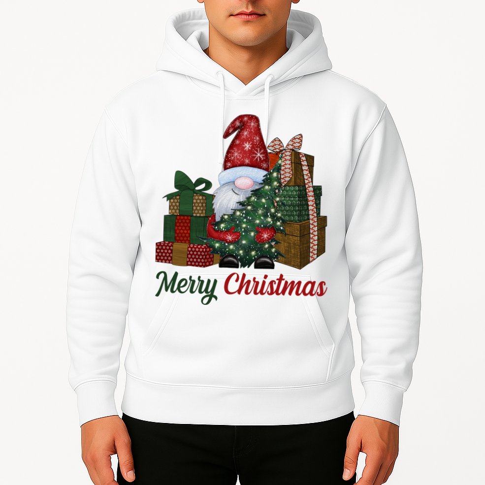 Merry Christmas Gnome Festive Holiday Gift Hoodie