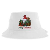 Merry Christmas Gnome Festive Holiday Gift Sustainable Bucket Hat