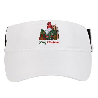 Merry Christmas Gnome Festive Holiday Gift Adult Drive Performance Visor