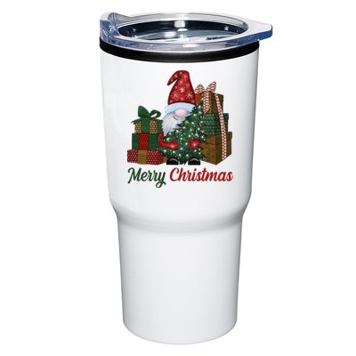 Merry Christmas Gnome Festive Holiday Gift Tumbler